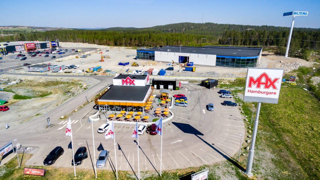 Flygfoto Medskogsområdet Hudiksvall