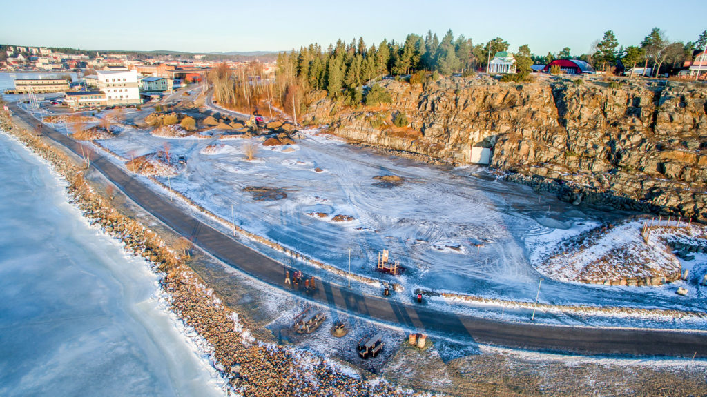 Hudik Flygfoto-Djupestrand Hudiksvall